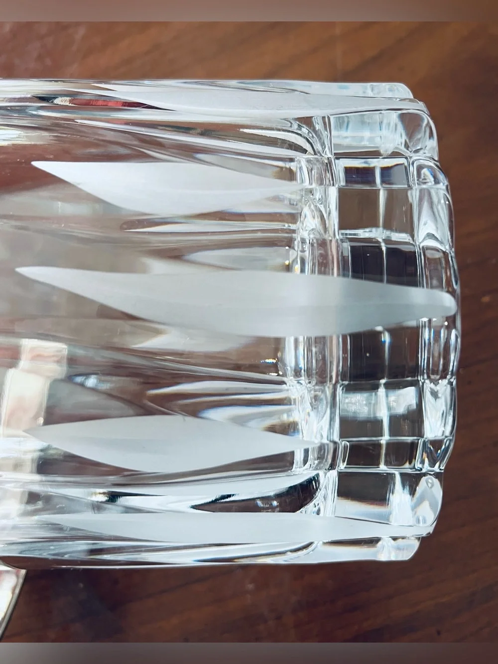 Mikasa Crystal Flame D'Amore Ice Bucket with Silver Handle Slovenia